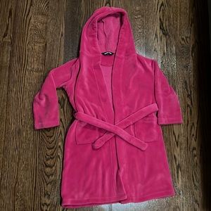 Lands' End Kids Pink Pajama Robe